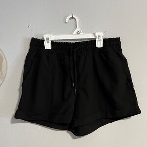 Velocity Women's High Waist Black Shorts